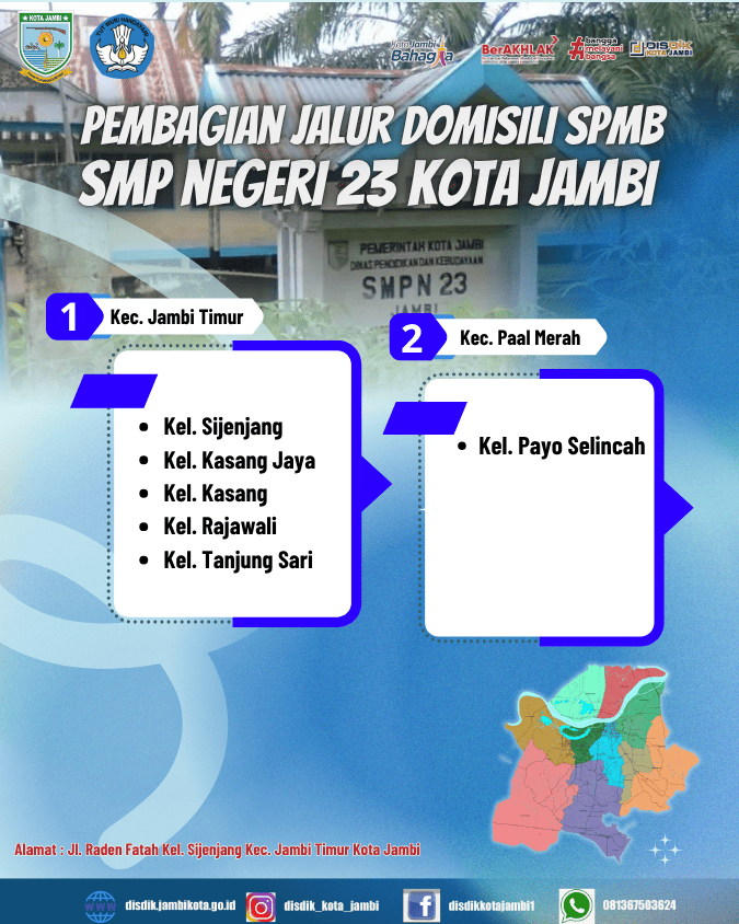 SPMB 2025 (Jalur Domisili SMP N 23)