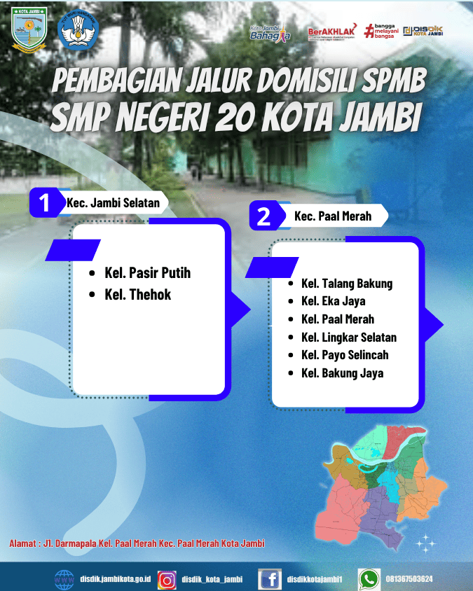 SPMB 2025 (Jalur Domisili SMP N 20)