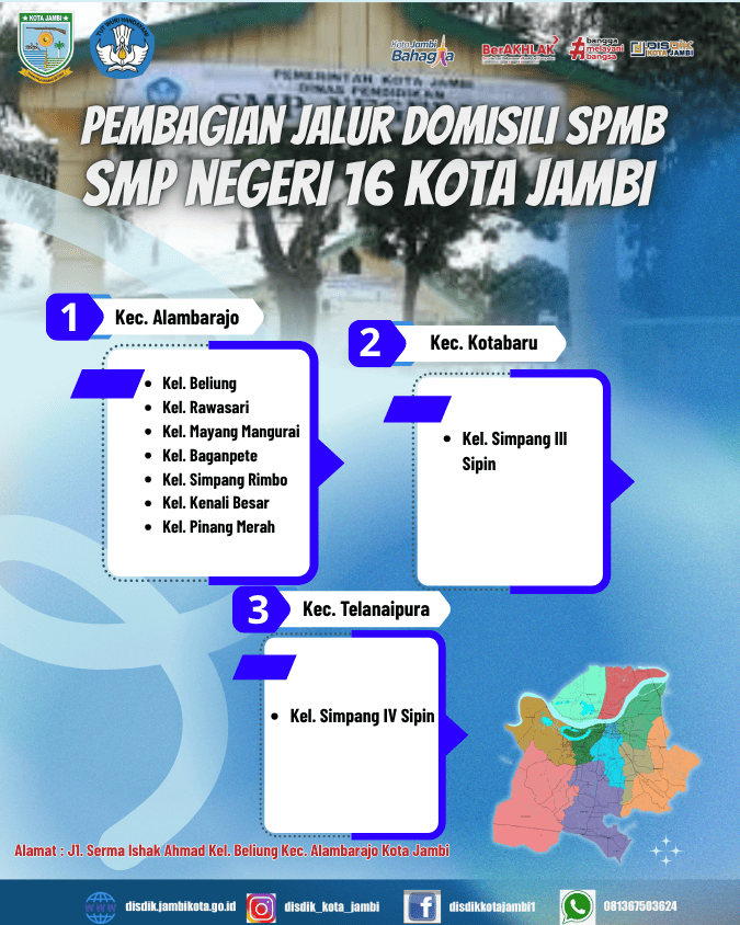 SPMB 2025 (Jalur Domisili SMP N 16)